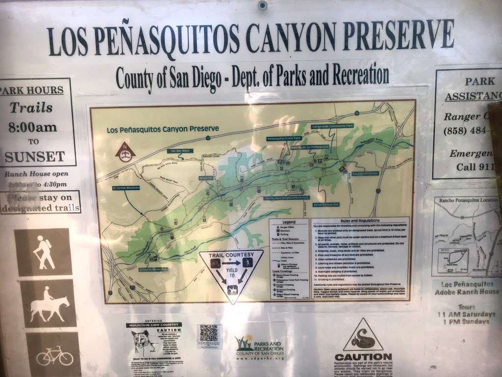 Los Peñasquitos Canyon Trailhead | 7930 Park Village Rd, San Diego, CA 92129, USA