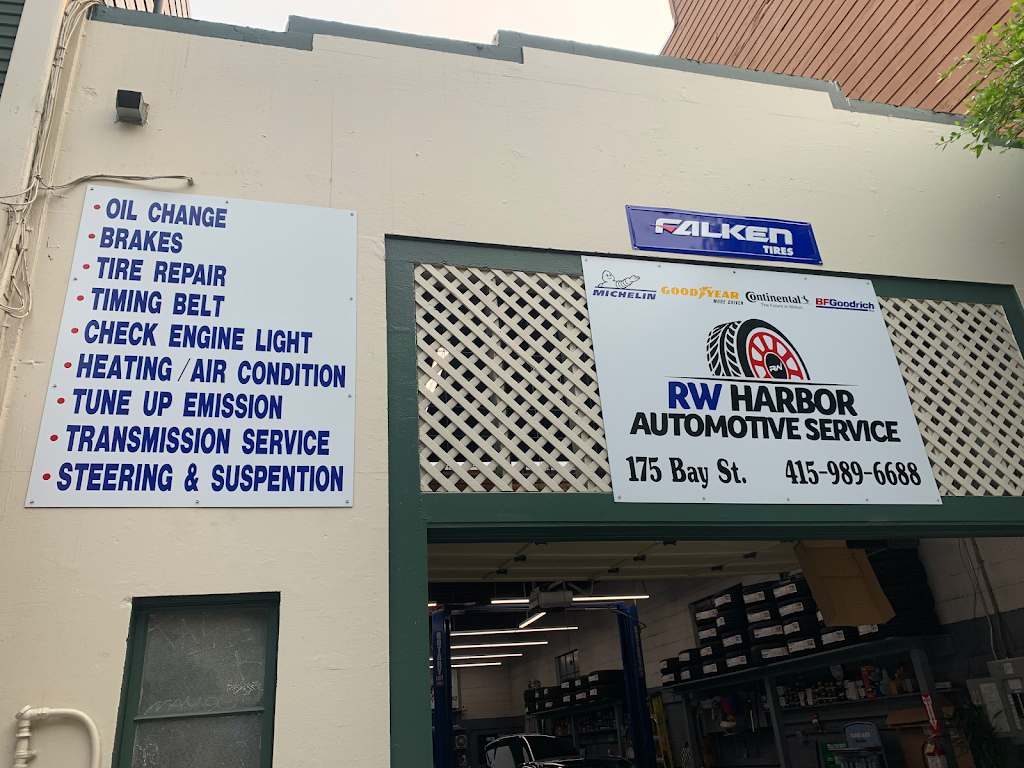 RW HARBOR AUTOMOTIVE SERVICE | 175 Bay St, San Francisco, CA 94133, USA | Phone: (415) 989-6688