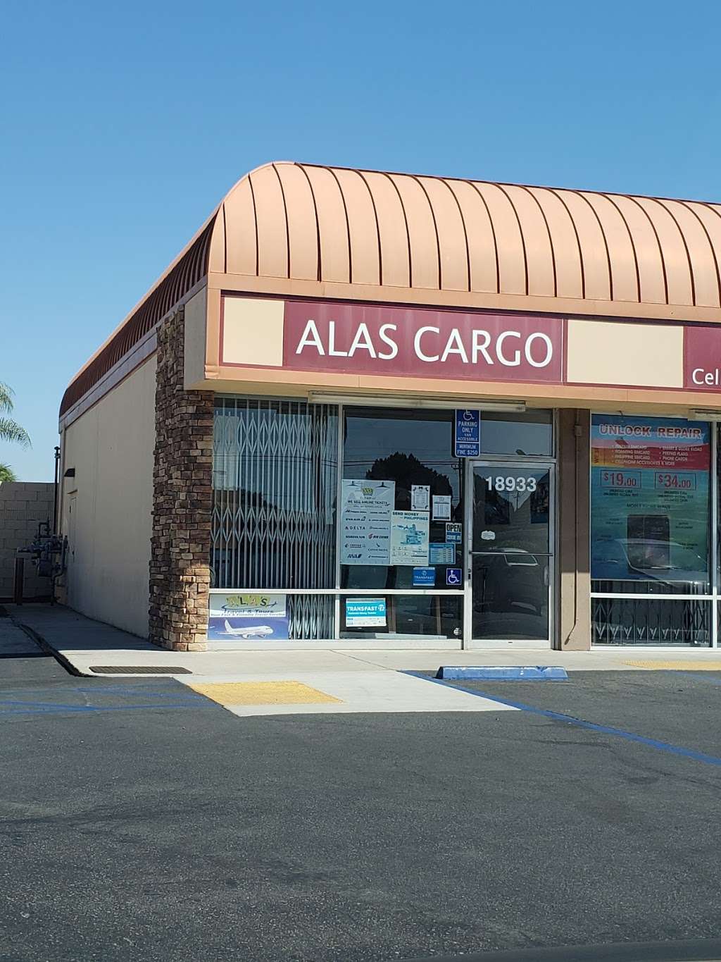 Alas Cargo & Travel | 18933 Norwalk Blvd, Artesia, CA 90701, USA | Phone: (562) 809-5070