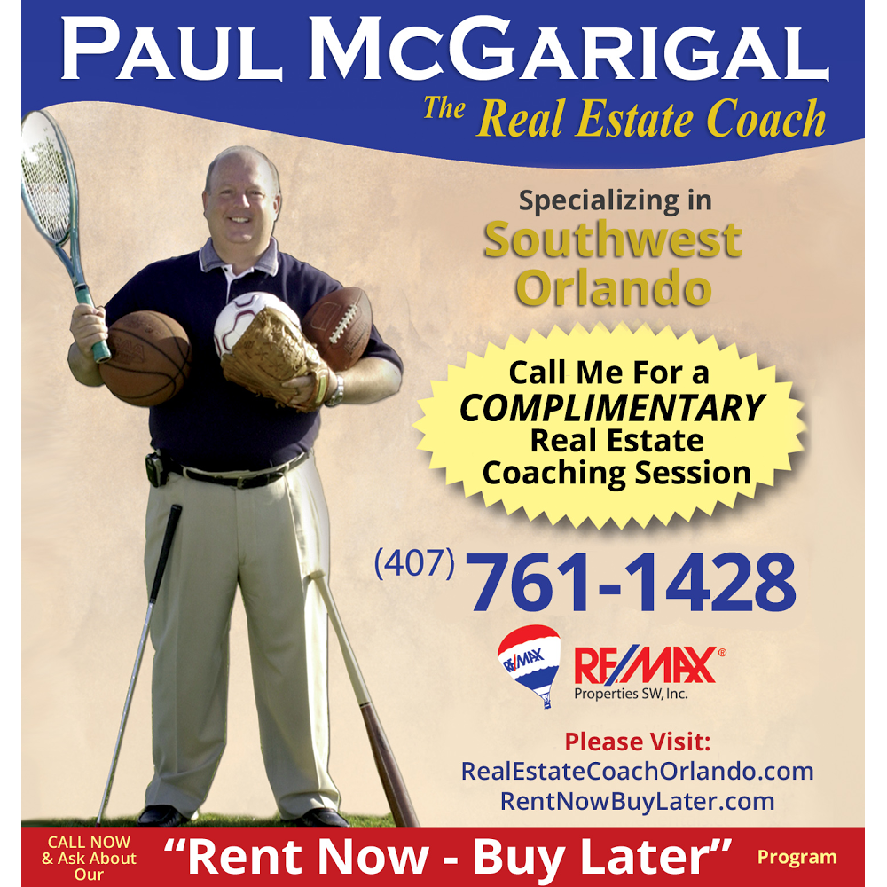 REMAX Properties SW - Paul McGarigal | 5333 Greenside Ct, Orlando, FL 32819 | Phone: (407) 345-1133