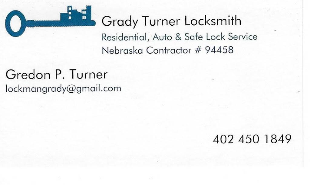 Grady Turner Locksmith | 3212 N 92nd St, Lincoln, NE 68507, USA | Phone: (402) 450-1849