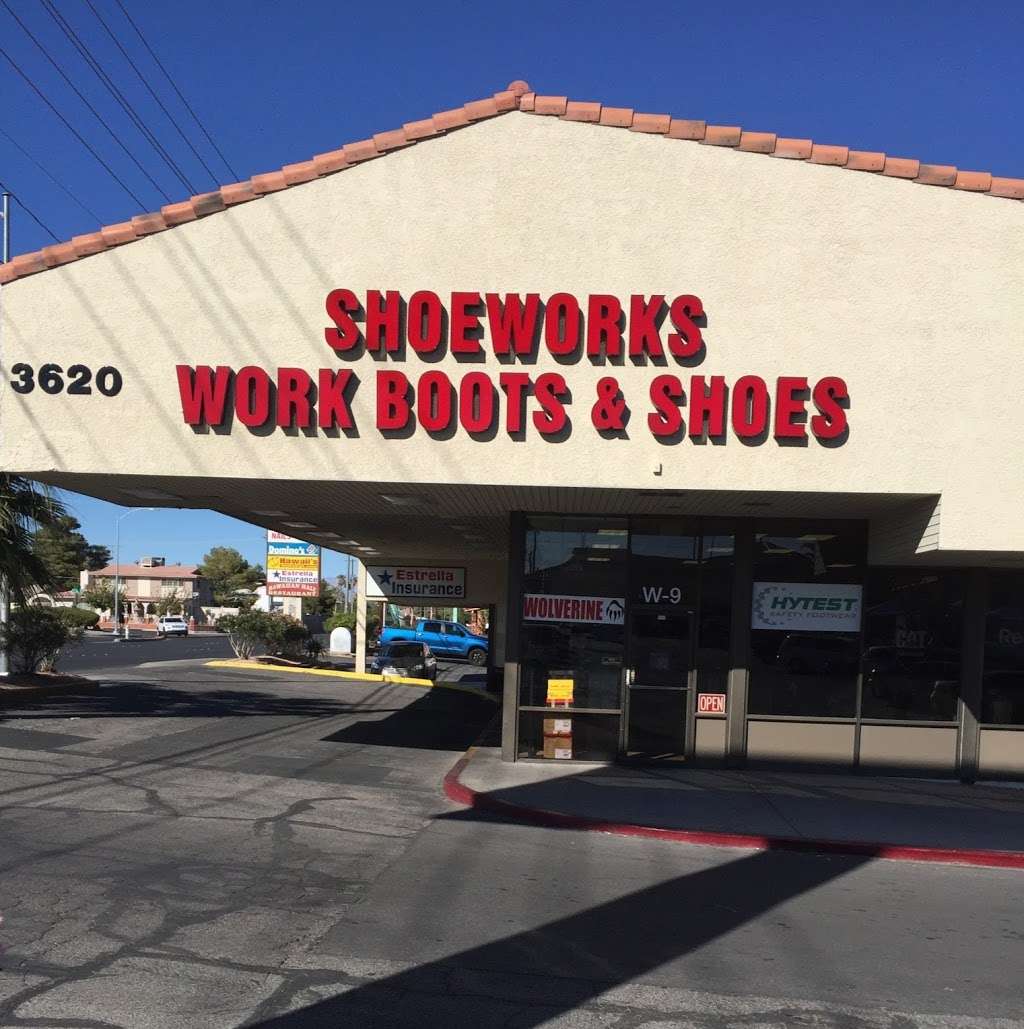 Shoeworks / Industrial Shoe Company | 3620 W Sahara Ave # W8, Las Vegas, NV 89102, USA | Phone: (702) 221-2787