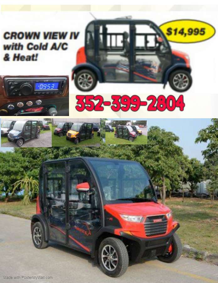 Crown Carts | 945 Walker Rd, Wildwood, FL 34785, USA | Phone: (352) 399-2804