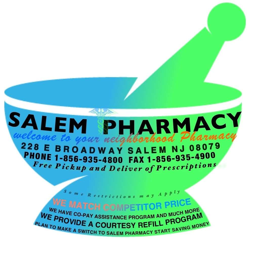 Salem Pharmacy | 228 E Broadway, Salem, NJ 08079 | Phone: (856) 935-4800