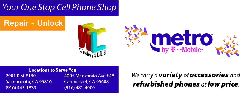 Metro by T-Mobile | 4005 Manzanita Ave #48, Carmichael, CA 95608, USA | Phone: (916) 481-4000