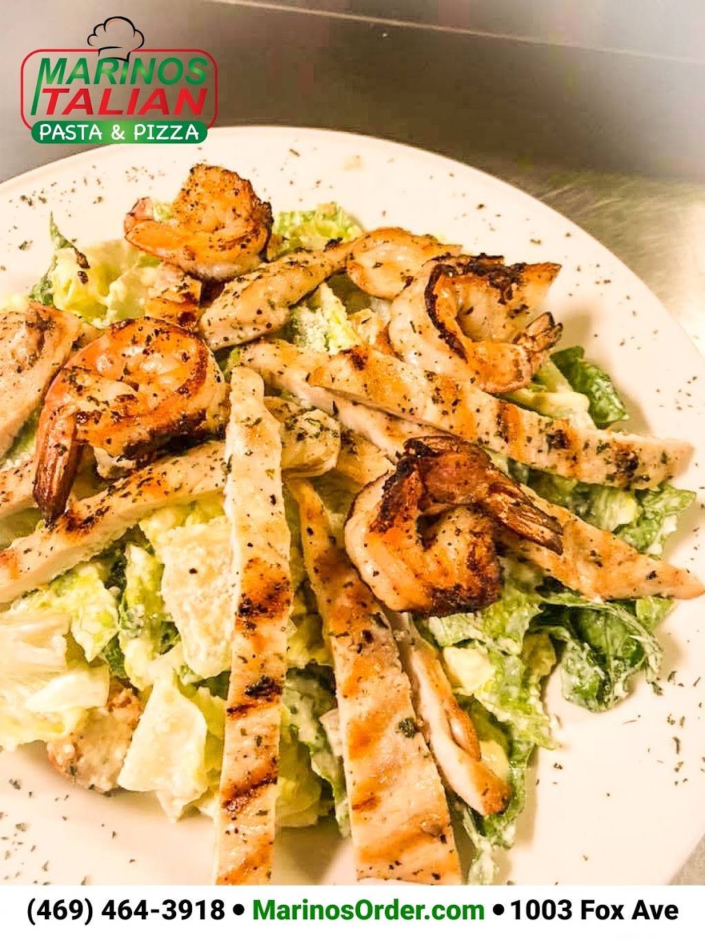 Marinos Italian Pasta & Pizza | 1003 Fox Ave, Lewisville, TX 75067 | Phone: (469) 464-3918