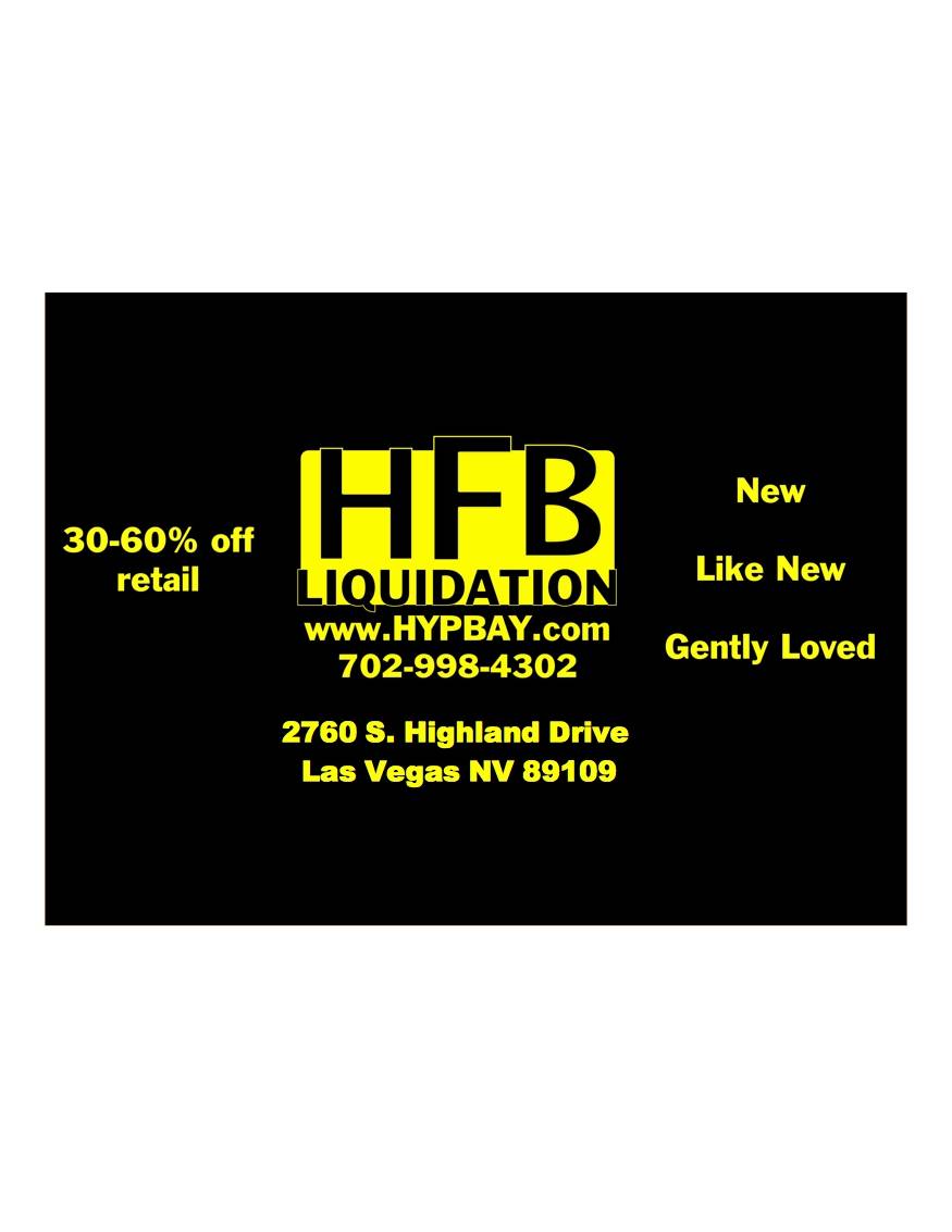 HFB Liquidation | 2760 S Highland Dr, Las Vegas, NV 89109, USA | Phone: (702) 998-4302