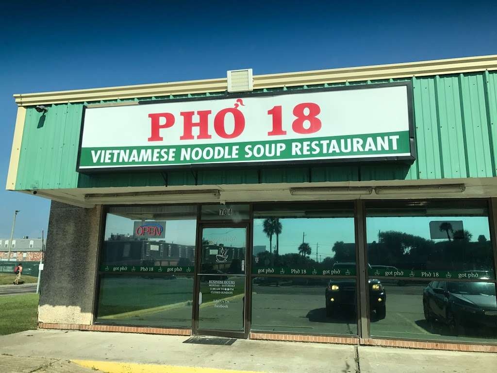 Pho 18 | 704 Holiday Dr, Galveston, TX 77550, USA | Phone: (409) 762-8849