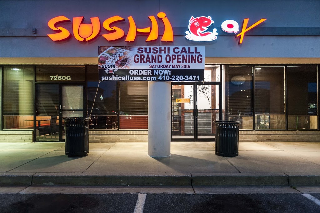 Sushi Call Japanese Restaurant | 7260 Montgomery rd # F, G, Elkridge, MD 21075, USA | Phone: (410) 220-3471