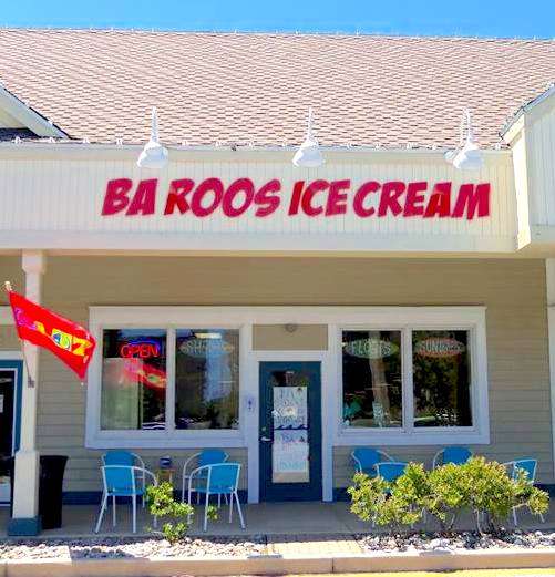 Ba Roos Ice Cream and Coffee | 33550 Market Pl, Bethany Beach, DE 19930, USA | Phone: (302) 616-2250