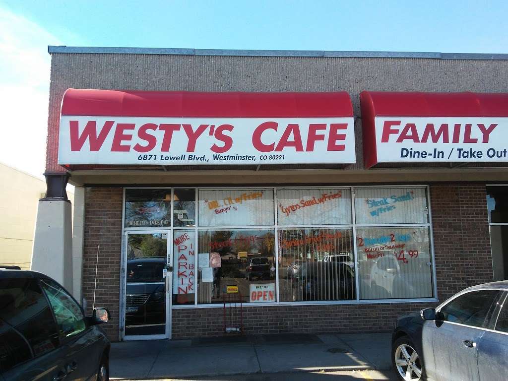 Westys Cafe | 6871 Lowell Blvd, Westminster, CO 80030 | Phone: (303) 428-5401