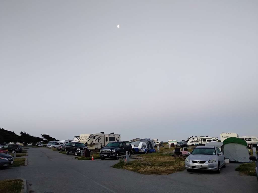 Francis Beach Campground | Kelly Ave, Half Moon Bay, CA 94019, USA | Phone: (800) 444-7275