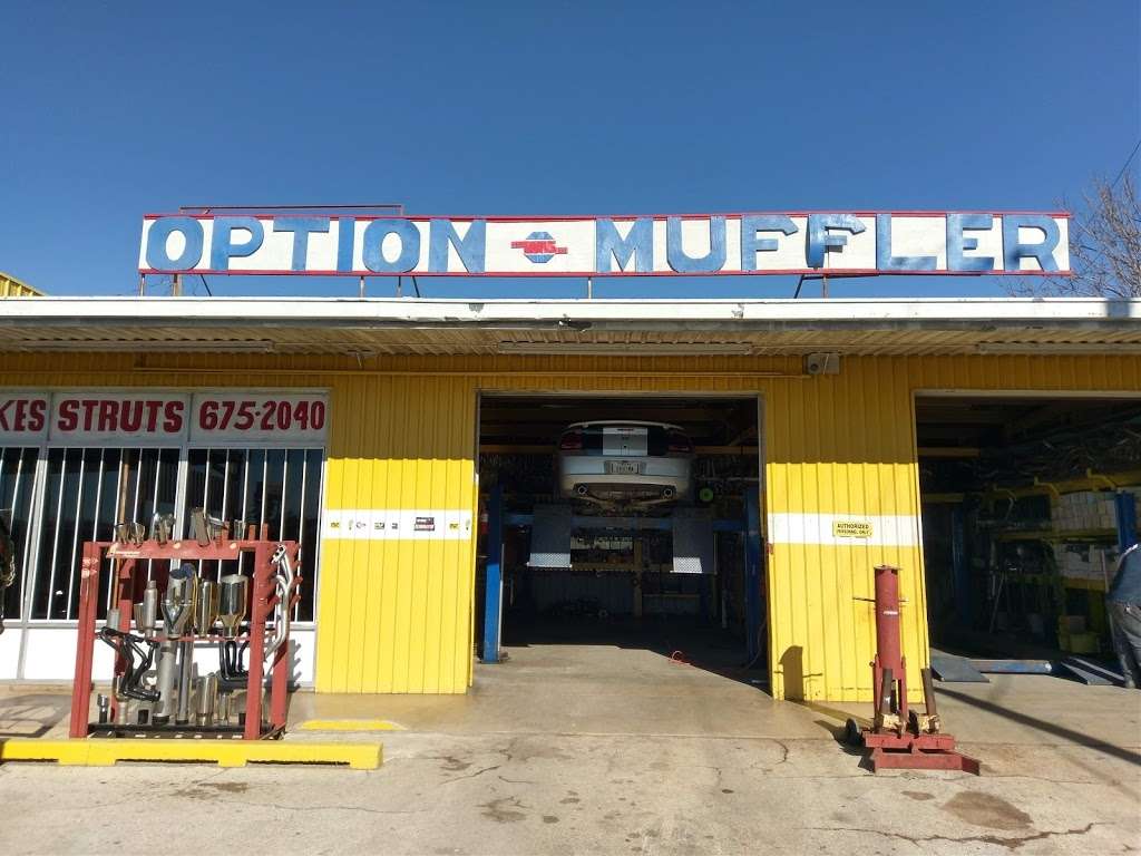 Option Muffler Shop | 7755 W US Hwy 90, San Antonio, TX 78227, USA | Phone: (210) 675-2040