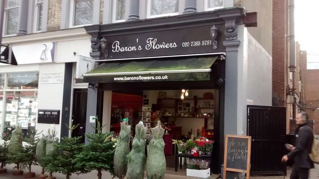 Barons Florists | 3 Barons Ct Rd, Hammersmith, London W14 9DP, UK | Phone: 020 7385 5781