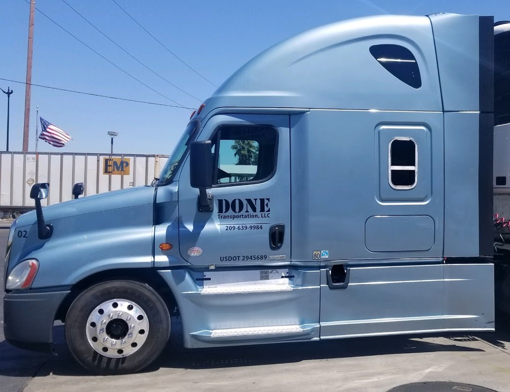 DONE Transportation, LLC | 5888 Verigan Rd, Manteca, CA 95336, USA | Phone: (209) 639-9984
