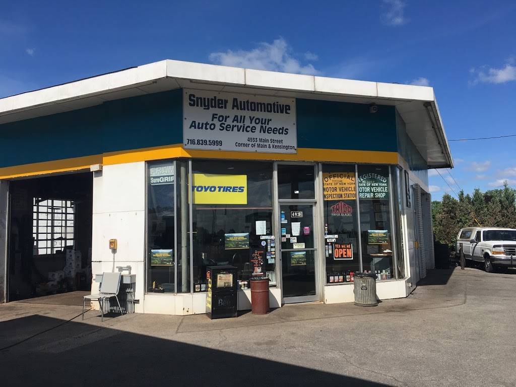 Snyder Automotive Service | 4933 Main St, Buffalo, NY 14226, USA | Phone: (716) 839-5999