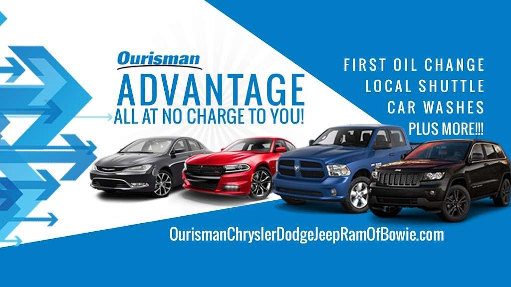Ourisman Chrysler Dodge Jeep RAM of Bowie | 2406 Crain Hwy, Bowie, MD 20716, USA | Phone: (855) 822-3228
