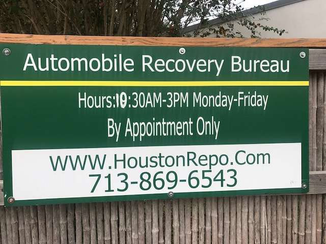 Automobile Recovery Bureau | P.O. Box 450205, Houston, TX 77245, USA | Phone: (713) 869-6543