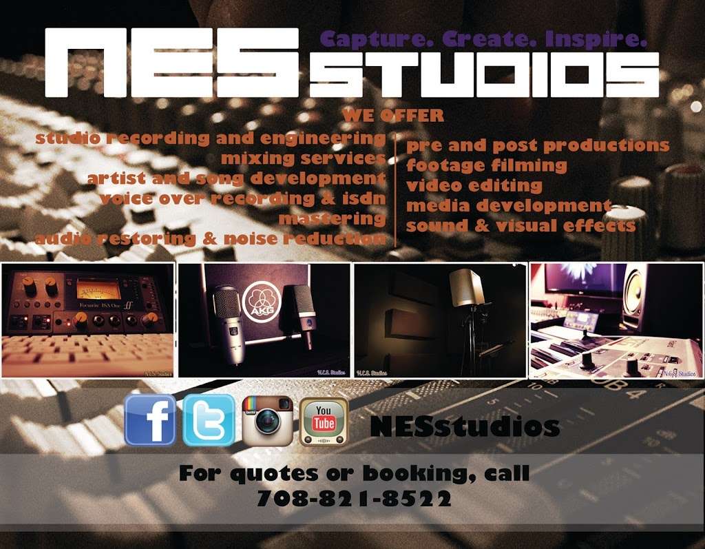 NES Studios | 3108 E 223rd St, Sauk Village, IL 60411, USA | Phone: (708) 821-8522