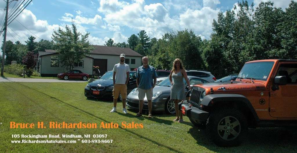 Bruce H Richardson Auto Sales | 105 Rockingham Rd, Windham, NH 03087, USA | Phone: (603) 893-8667