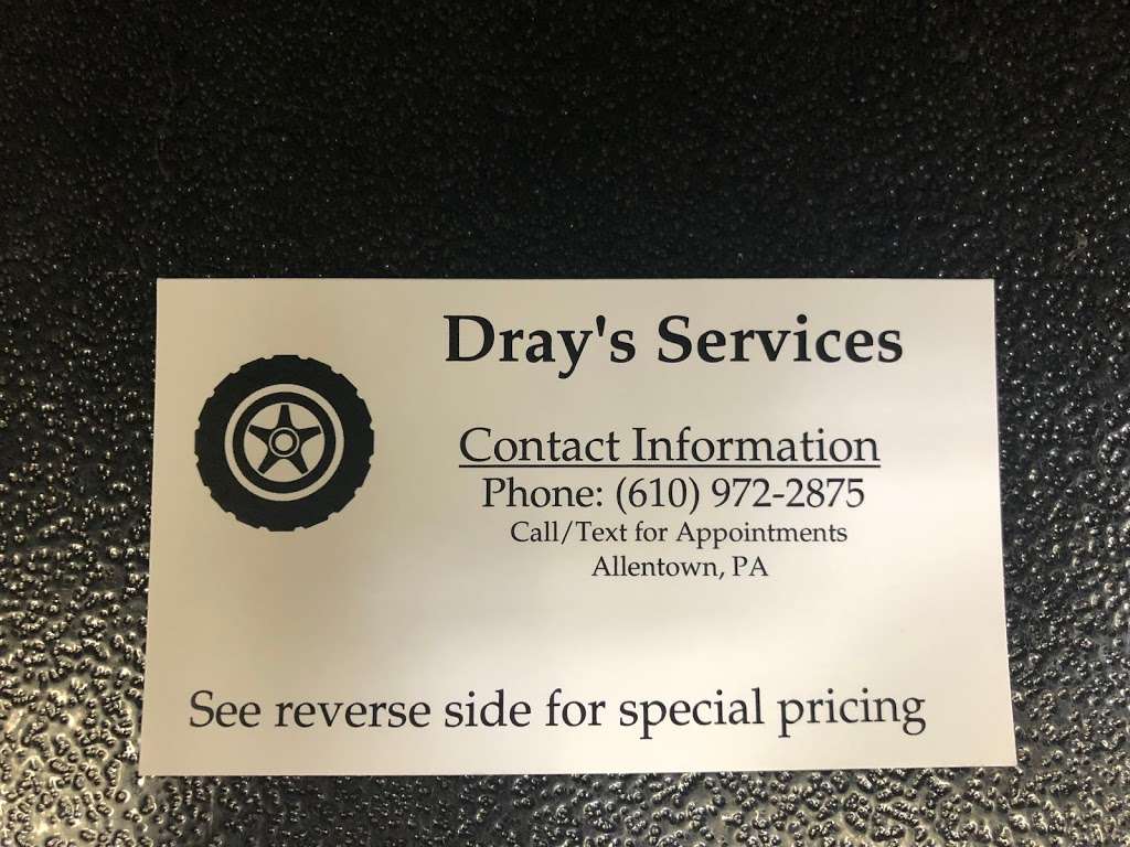 Dray’s Services | 2122 2nd Ave, Whitehall, PA 18052, USA | Phone: (610) 972-2875