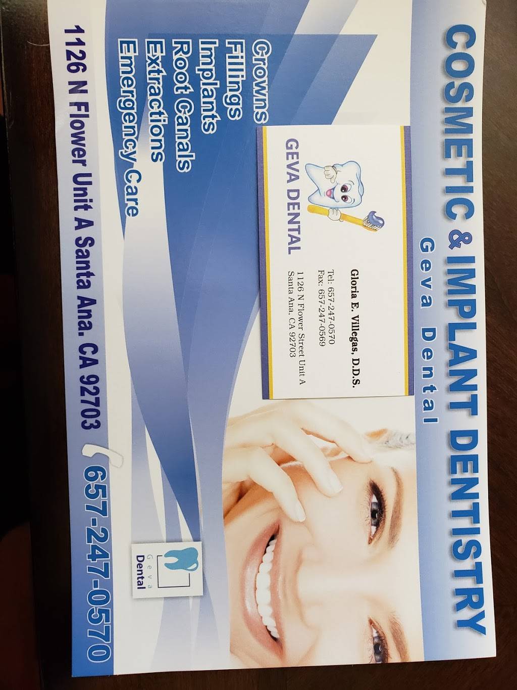 Geva Dental | 1126 N Flower St unit # a, Santa Ana, CA 92703 | Phone: (657) 247-0570