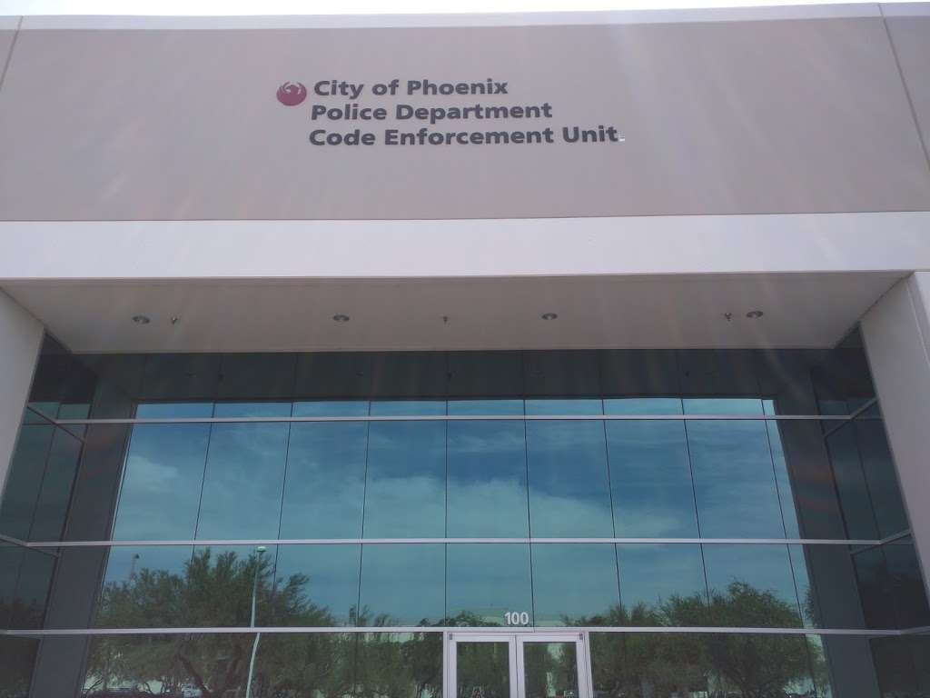 Phoenix Police Department Code Enforcement Unit | 1717 E Grant St #100, Phoenix, AZ 85034, USA | Phone: (602) 534-1127