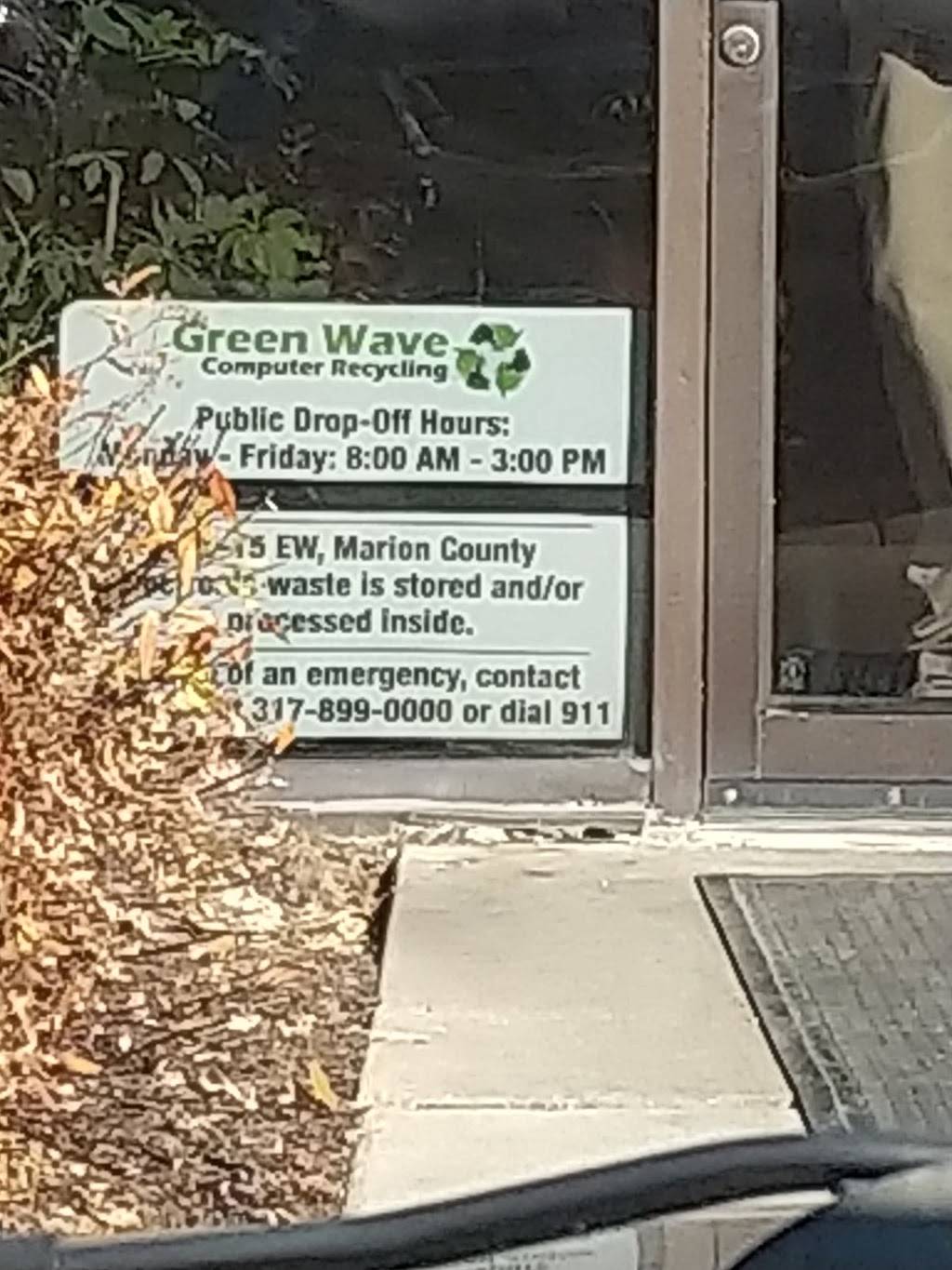 Green Wave Computer Recycling | 6555 E 30th St Suite D, Indianapolis, IN 46219, USA | Phone: (317) 899-0000