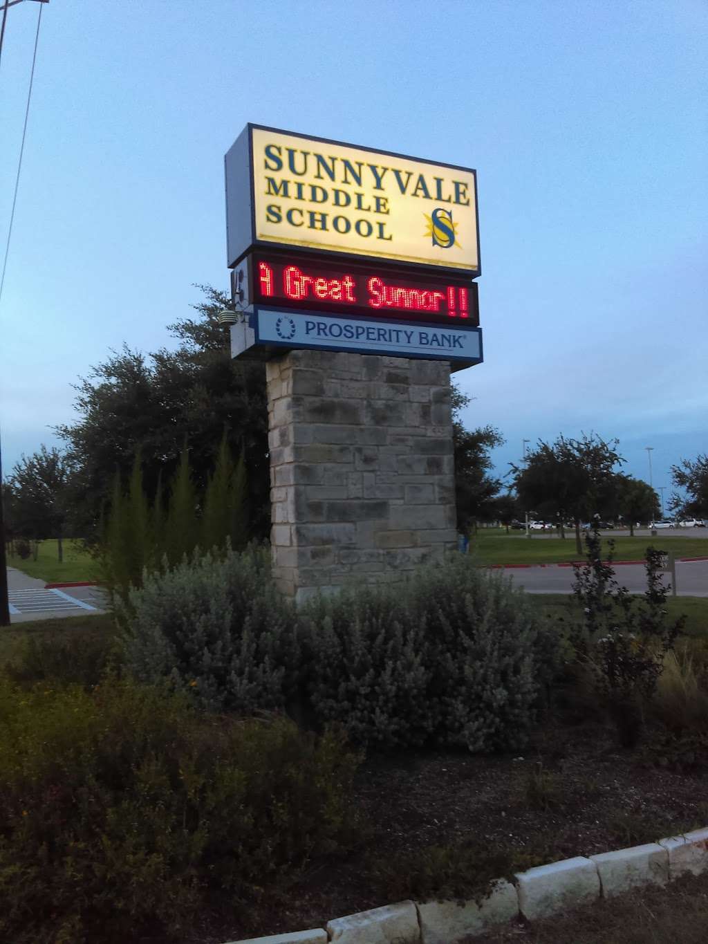 Sunnyvale Middle School | 216 Collins Rd, Sunnyvale, TX 75182, USA | Phone: (972) 226-2922