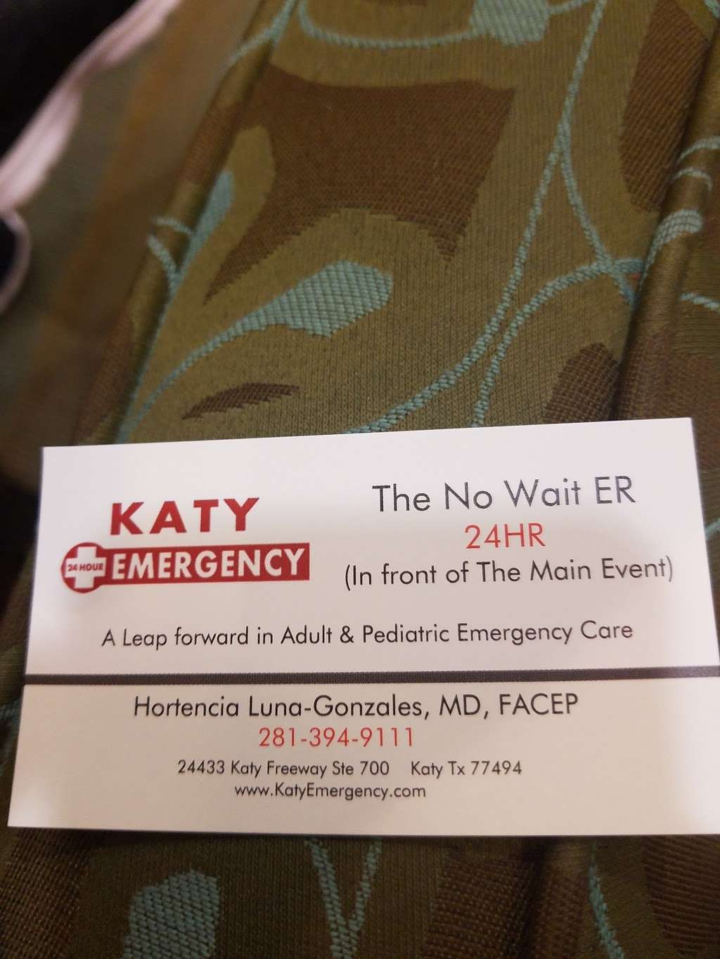 Katy Emergency Room - A Village Emergency Center | 24433 Katy Fwy Suite 700, Katy, TX 77494 | Phone: (281) 394-9111