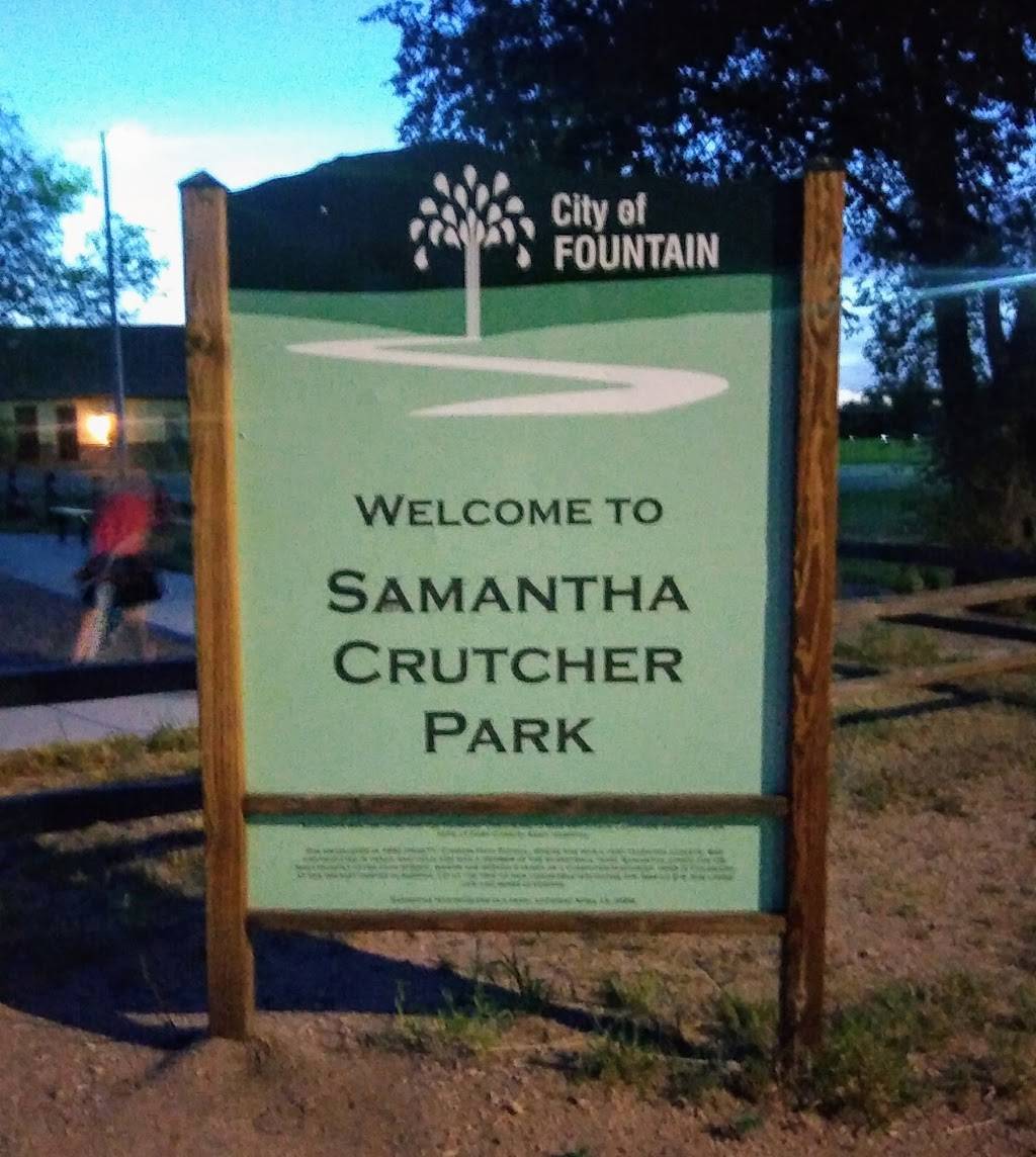 Samantha Crutcher Park | 7146-7198 Prado Dr, Fountain, CO 80817, USA | Phone: (719) 243-4398