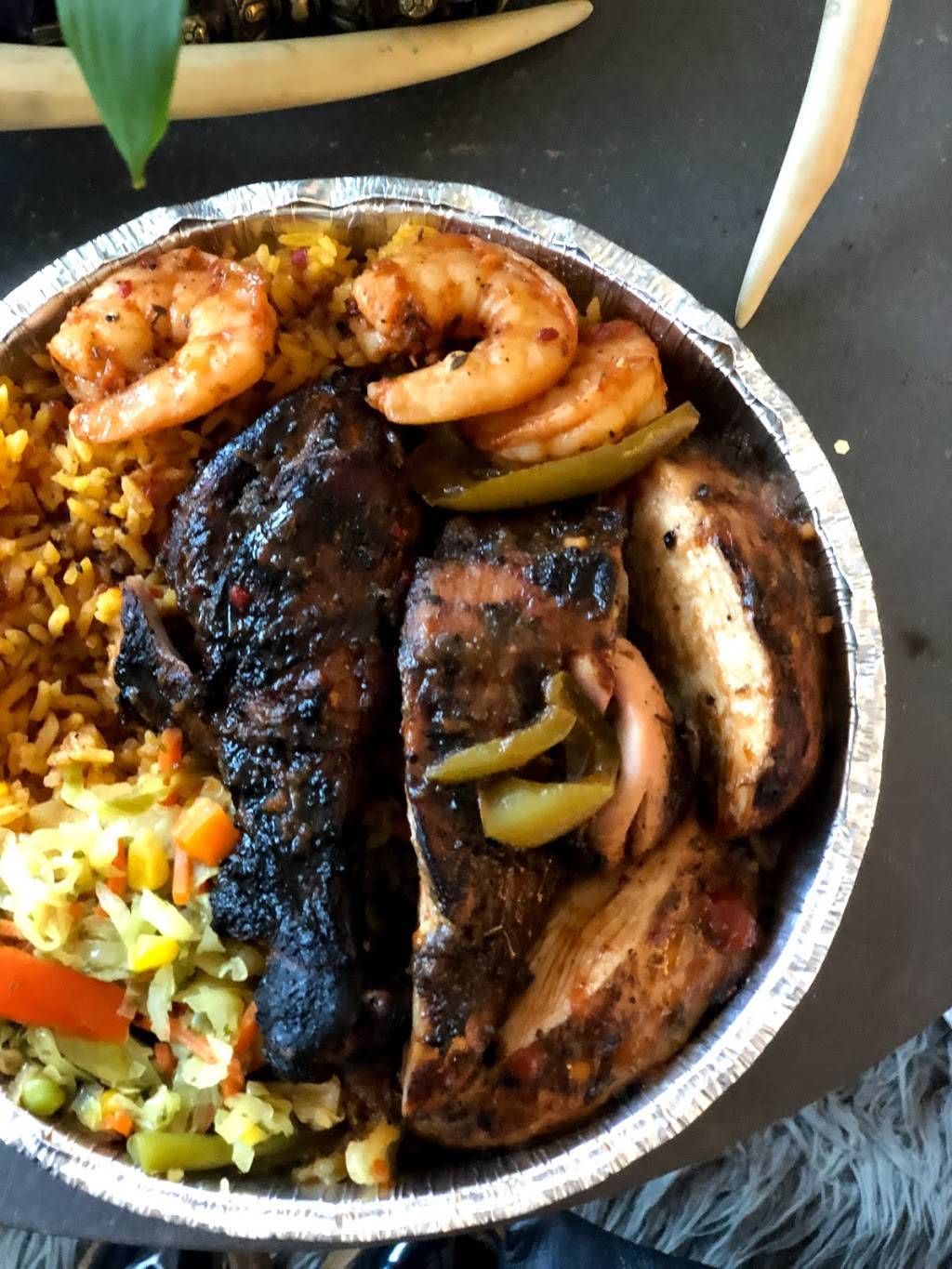 Fiyah Island Grill | 2416 E Monument St, Baltimore, MD 21205, USA | Phone: (410) 675-4000