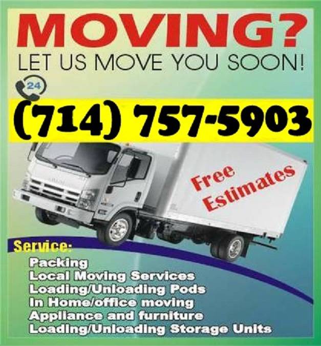 MOVING ON MOVERS | 2825 W Academy Ave, Anaheim, CA 92804, USA | Phone: (714) 757-5903