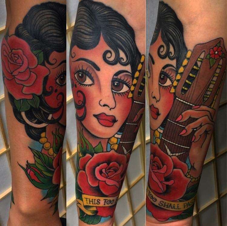 San Antonio Rose Tattoo | Appointment Only, Universal City, TX 78148, USA