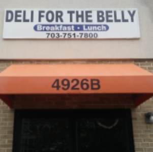 Deli For the Belly | 4926 Eisenhower Ave B, Alexandria, VA 22304, USA | Phone: (703) 751-7800