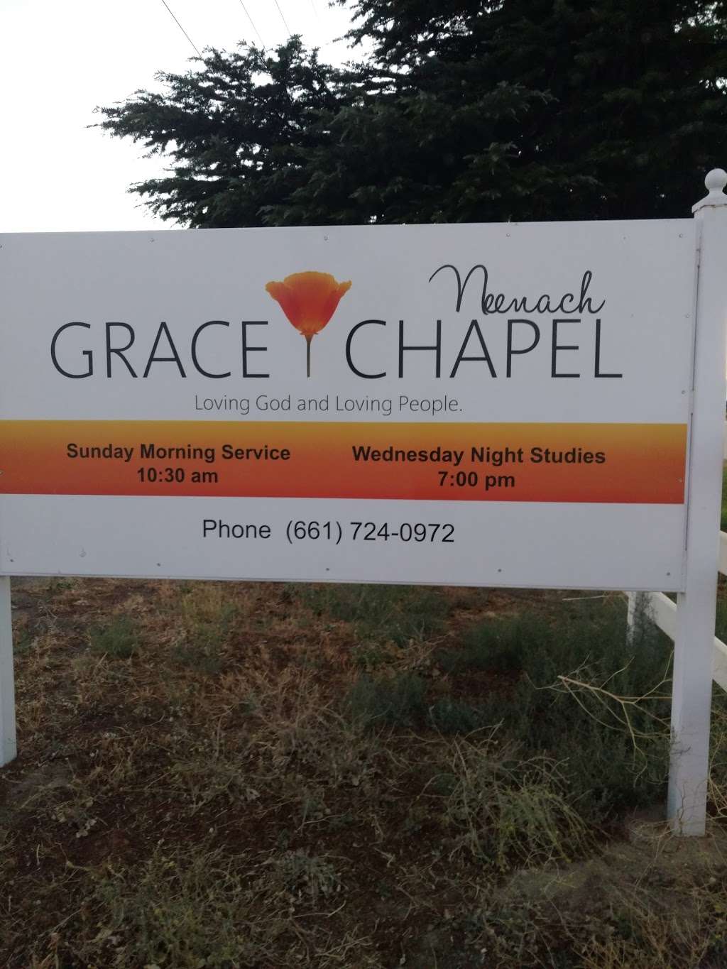 Grace Chapel Neenach | 25649 W Ave D, Lancaster, CA 93536, USA | Phone: (661) 724-0972