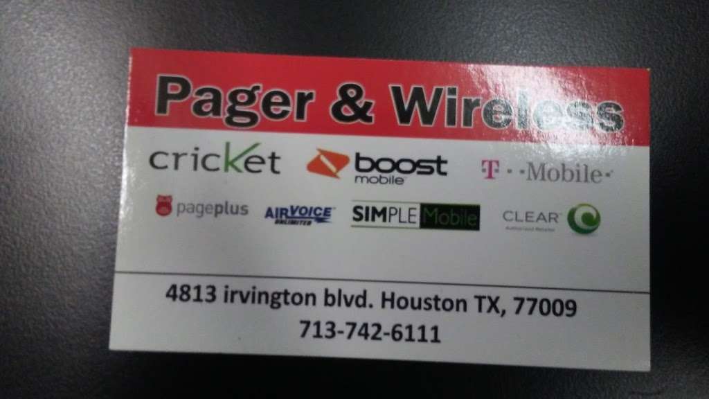 Best Pager & Wireless | 4813 Irvington Blvd, Houston, TX 77009, USA | Phone: (713) 742-6111