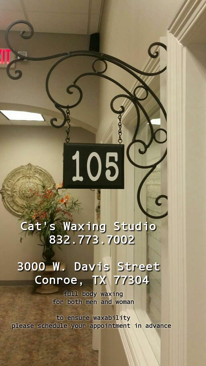 Cats Waxing Studio | 3000 W Davis St Suite 3, Conroe, TX 77304, USA | Phone: (832) 773-7002