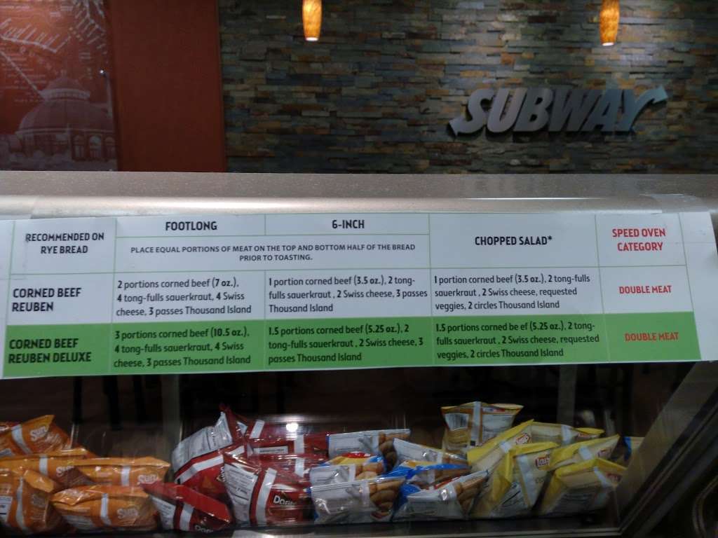 Subway Restaurants | 157 Bedford St, Burlington, MA 01803 | Phone: (781) 270-4479