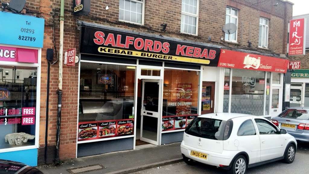 Salfords Kebab | 28 Brighton Rd, Salfords, Redhill RH1 5BX, UK | Phone: 01293 270178