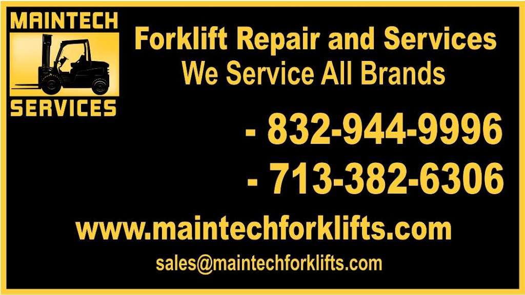 Maintech Forklift Services | 1728 W Mt Houston Rd, Houston, TX 77038, USA | Phone: (832) 944-9996