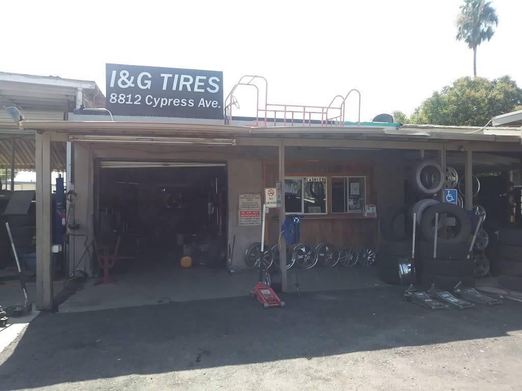 I & G Tire Shop | 8812 Cypress Ave, Riverside, CA 92503, USA | Phone: (951) 602-2044