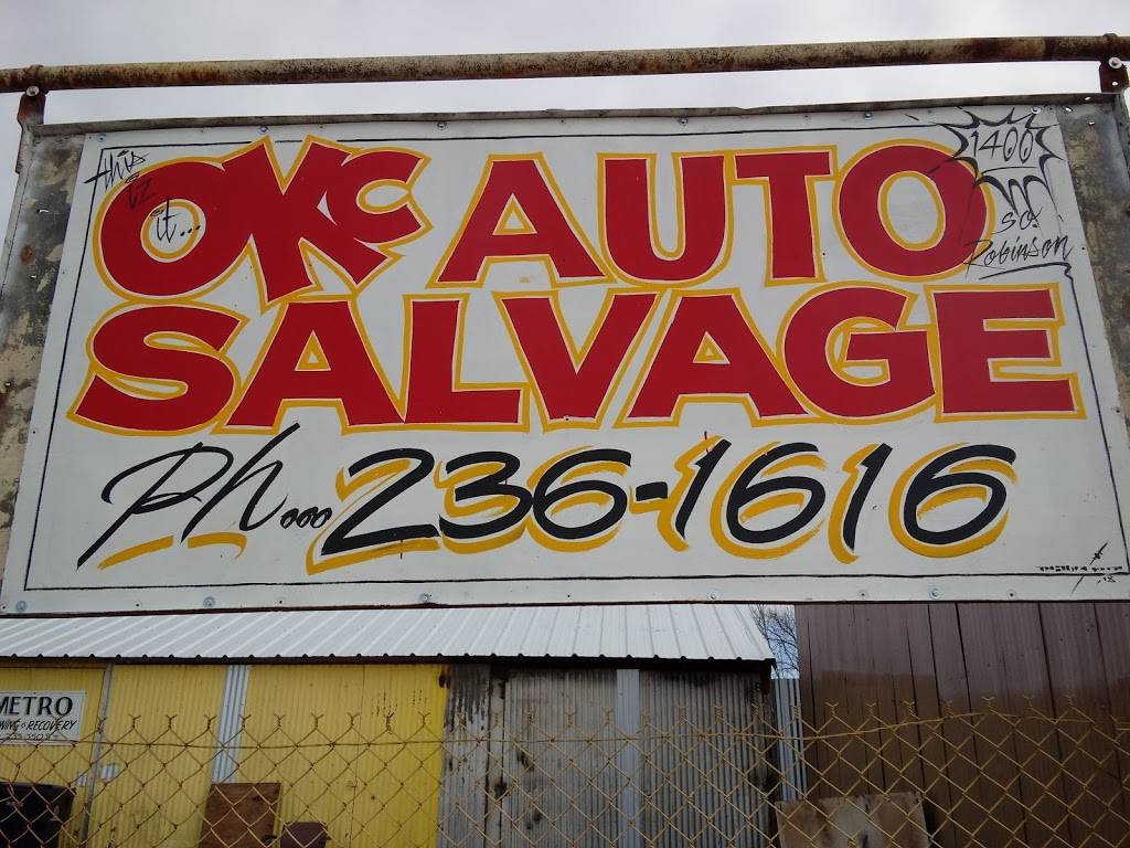 OKC Auto Salvage LLC | 1400 S Robinson Ave, Oklahoma City, OK 73109 | Phone: (405) 236-1616