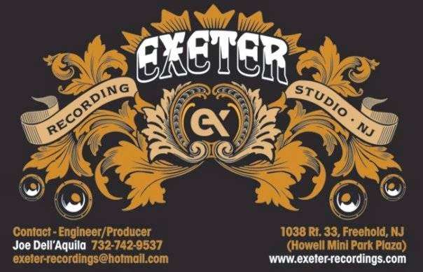 Exeter Recording Studio New Jersey | 1038 NJ-33, Freehold, NJ 07728, USA | Phone: (732) 742-9537