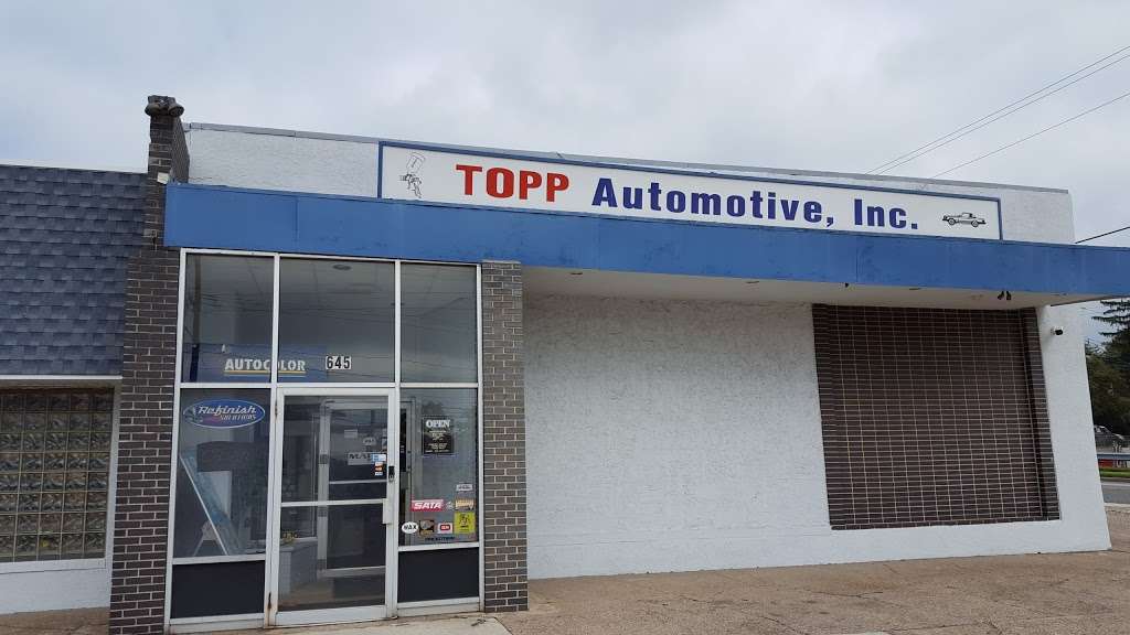 Topp Automotive Inc | 645 E Chester Pike, Ridley Park, PA 19078, USA | Phone: (610) 237-8677