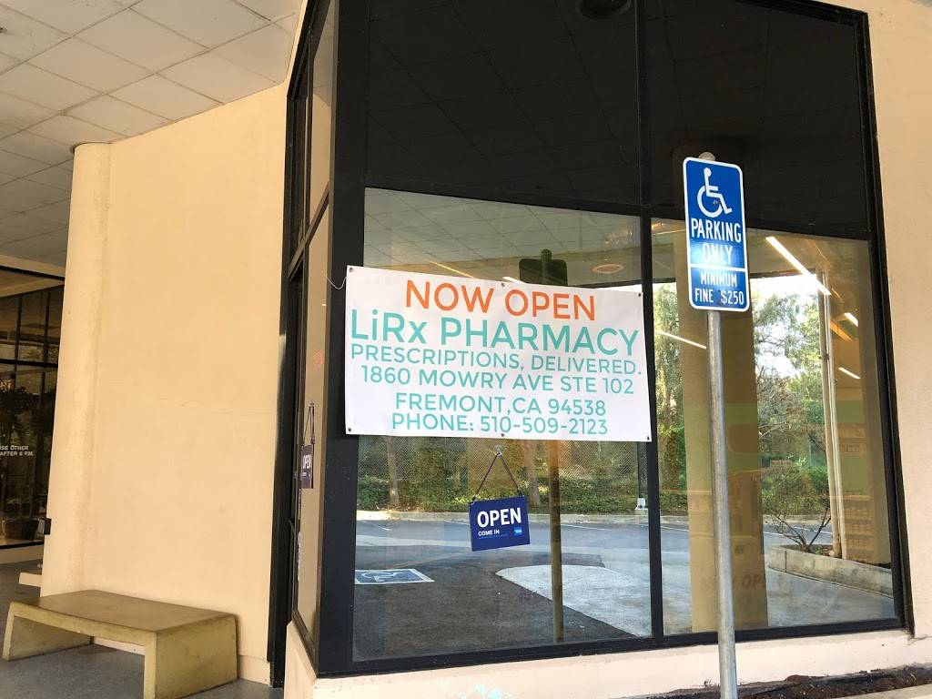 LiRx Pharmacy | 1860 Mowry Ave STE 102, Fremont, CA 94538, USA | Phone: (510) 509-2123