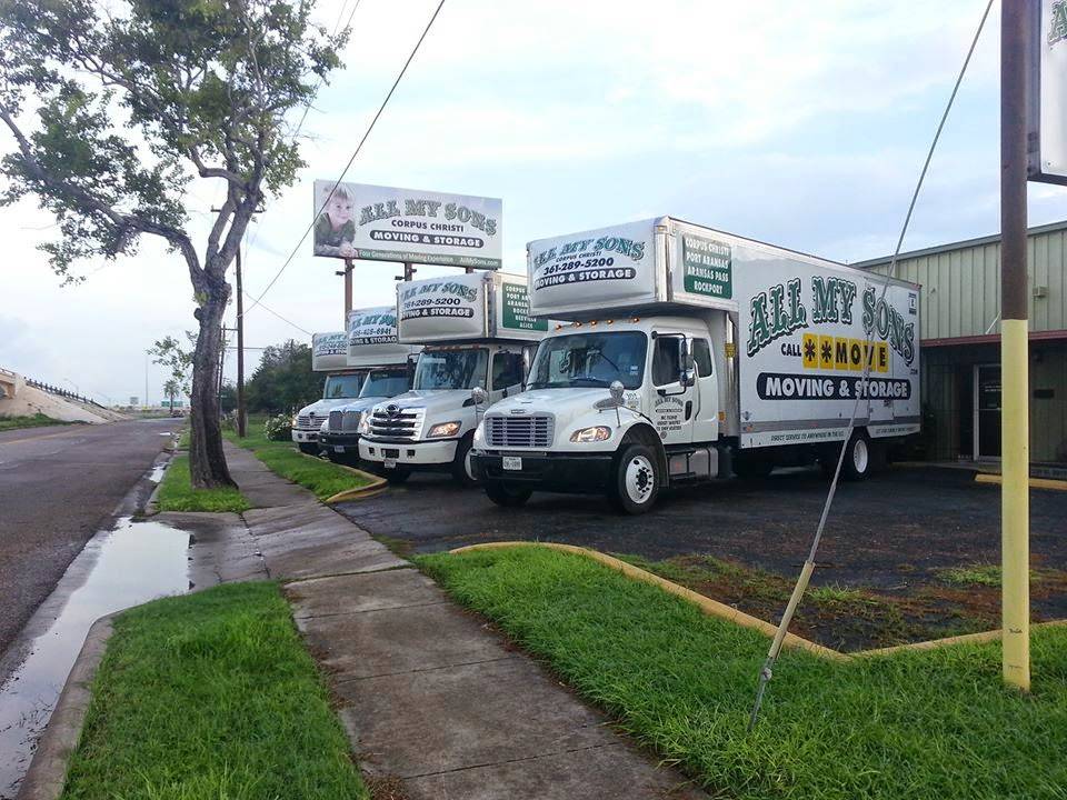 All My Sons Moving & Storage | 210 N Brownlee Blvd, Corpus Christi, TX 78401, USA | Phone: (361) 541-6527