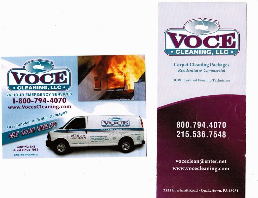 Voce Cleaning LLC | 2535 Eberhart Rd, Quakertown, PA 18951, USA | Phone: (800) 794-4070