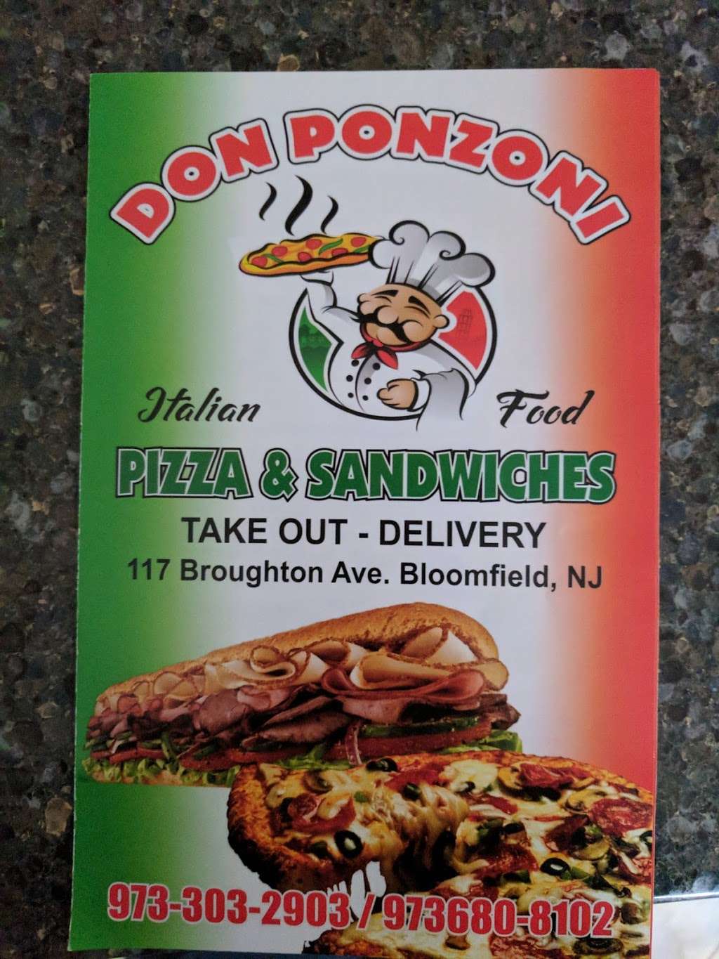 Don Ponzoni | 117 Broughton Ave, Bloomfield, NJ 07003, USA | Phone: (973) 303-2903