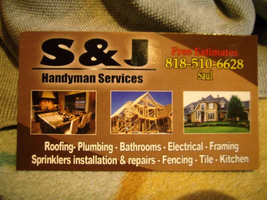 S & J Handyman Services | 13019 Terra Bella St, Pacoima, CA 91331, USA | Phone: (818) 510-6628